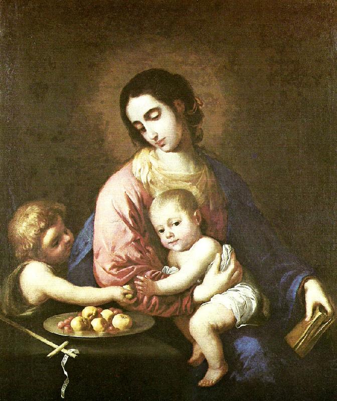 Francisco de Zurbaran virgin and child with st China oil painting art